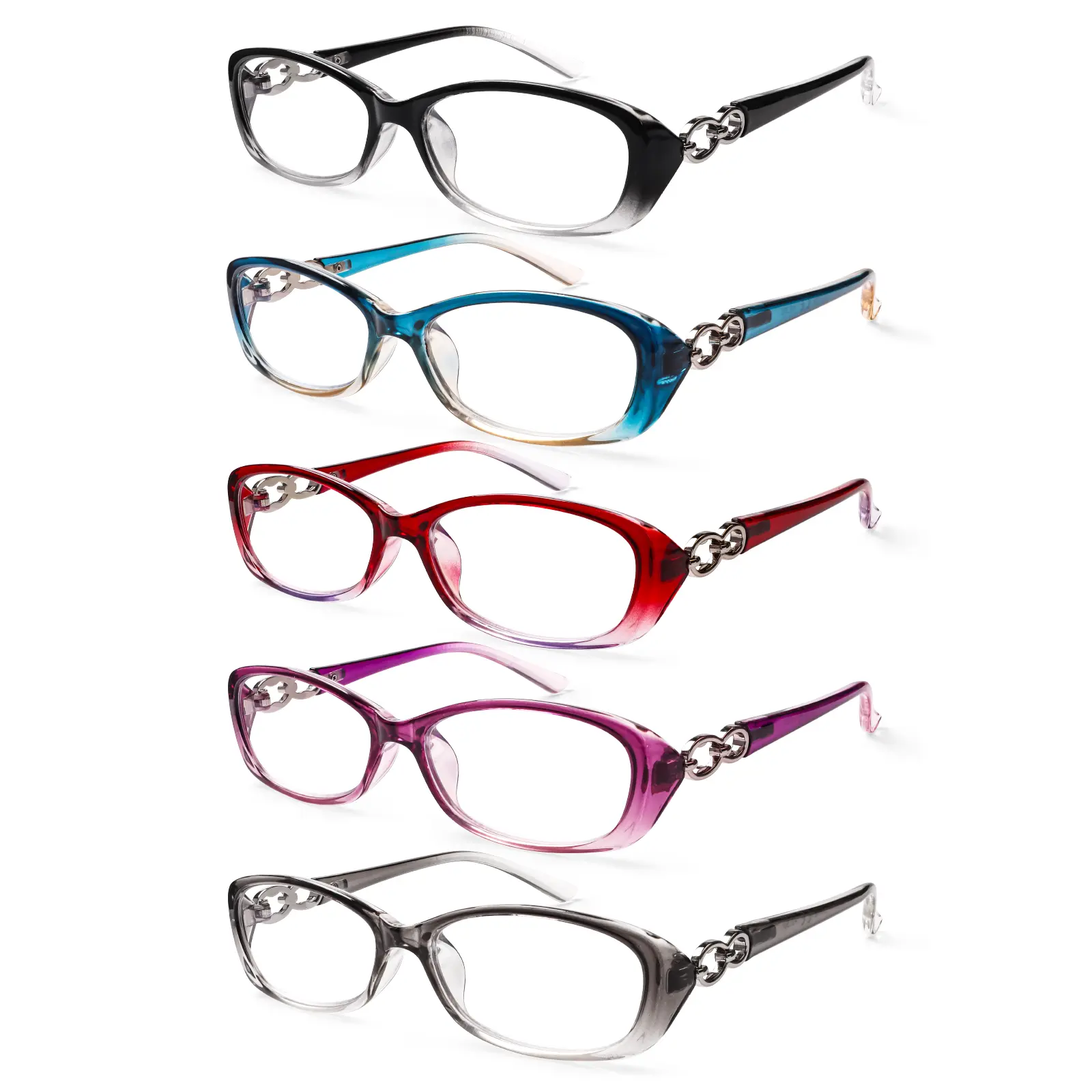 ZOECENT Fashion Women's Reading Glasses with Blue Light Blocking Spring Hinges Reader +1.5 +1.75 +2.0 +2.0 ZOECENT Fashion Women's Reading Glasses with Blue Light Blocking Spring Hinges Reader +1.5 +1.75 +2.0 +2.0