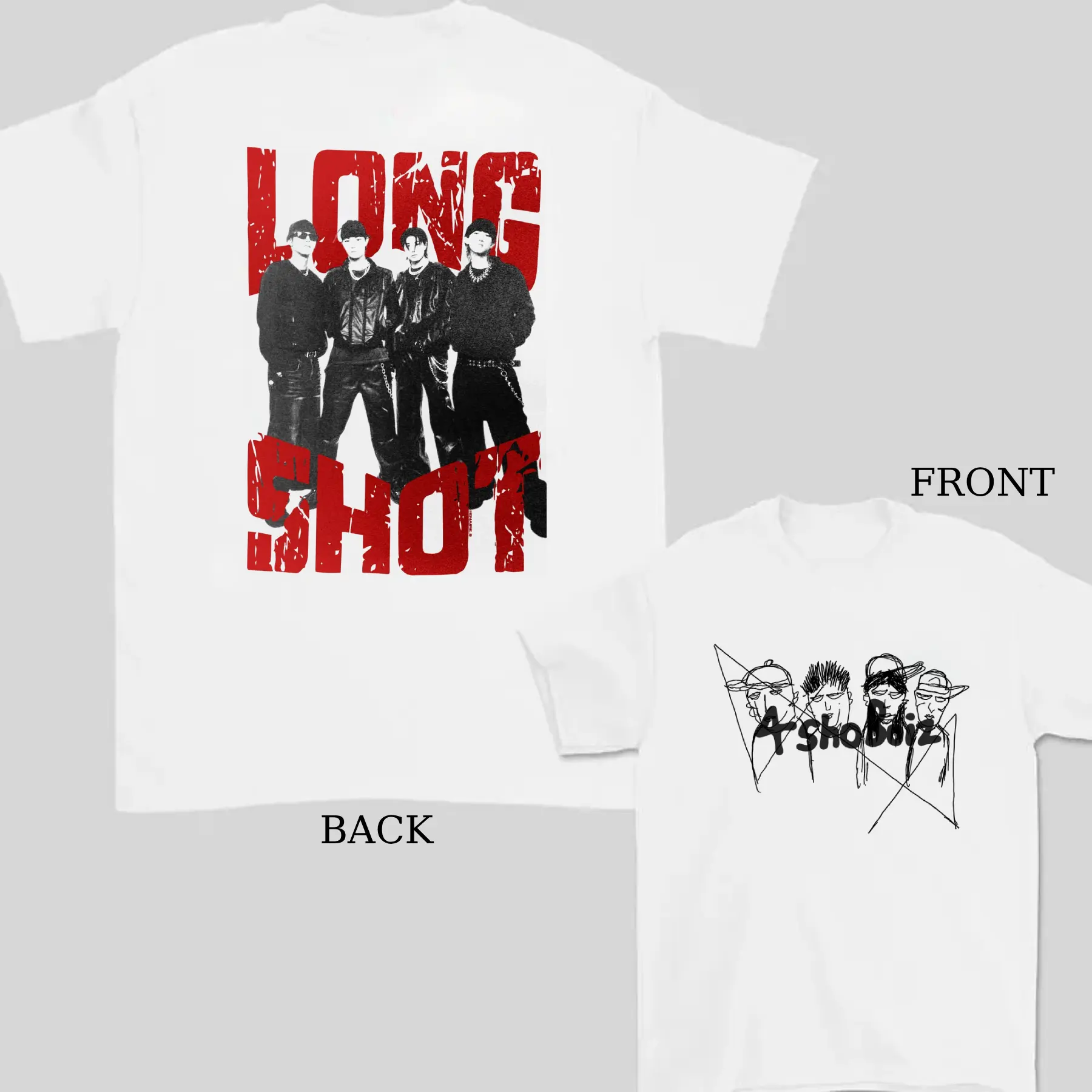 Double-sided Longshot Kpop Boy Group Shirt, Gen 5 Kpop shirt, Kpop Inspired Sweatshirt, Gift for Women Men