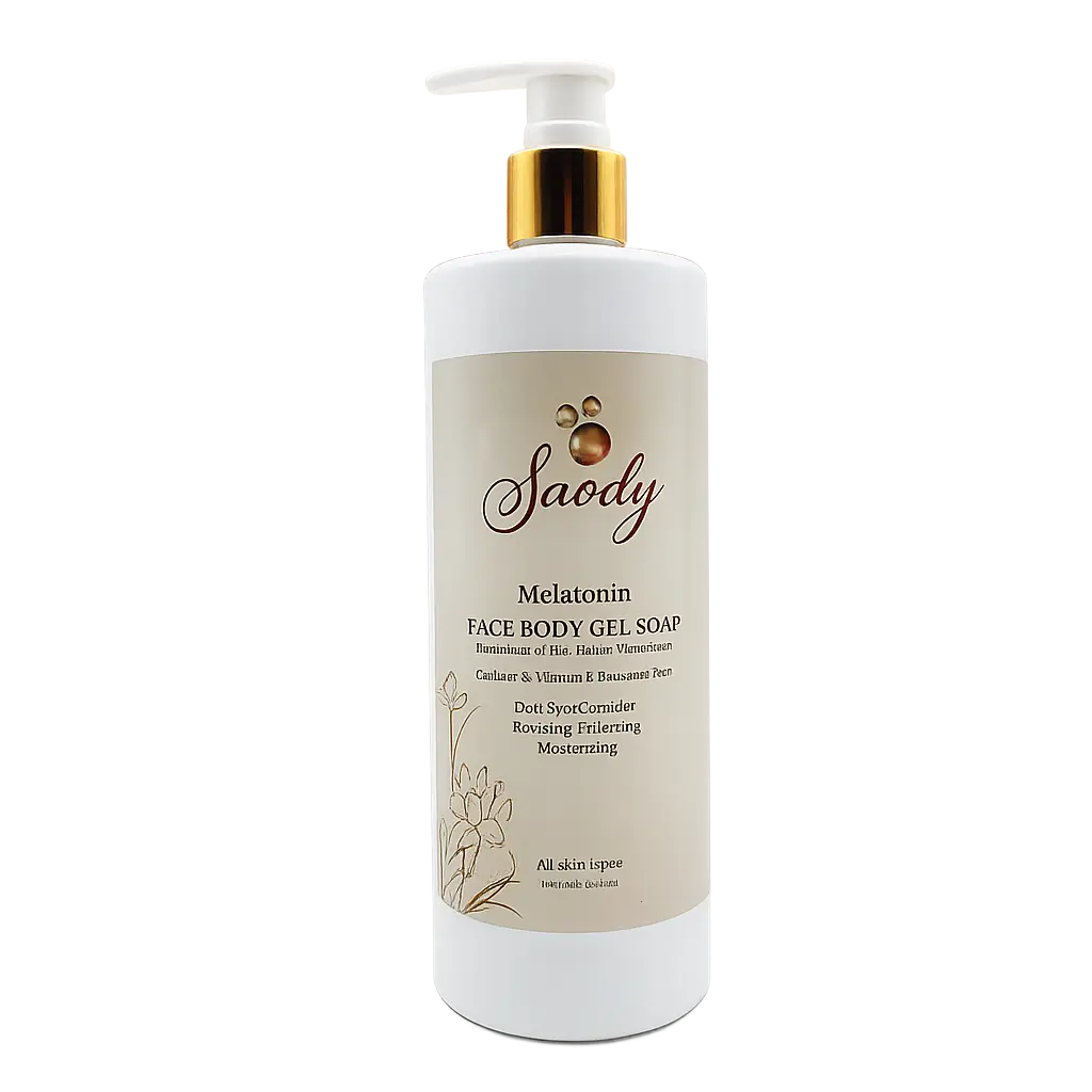 Saody Melatonin Body Care Cleanser - Calming Night Shower Gel with Aromatherapy, Moisturizing, Hydrating Benefits for Deep Relaxation & Soft Skin, Sleep Aid, Aluminum Free, Adults, Glycerin, Melatonin Infused, Alcohol Free, Gentle, Soothing