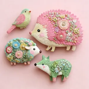 Hedgehog Shape Silicone Mold, Epoxy Resin Mold, Suitable for Making Clay, Pendants, Plaster DIY Handmade Molds, Handmade Tools Suitable for Valentine's Day, Spring, Easter, Mother's Day and Animals