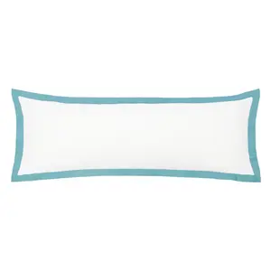 The Linden Turquoise Extra Long Lumbar Throw Pillow