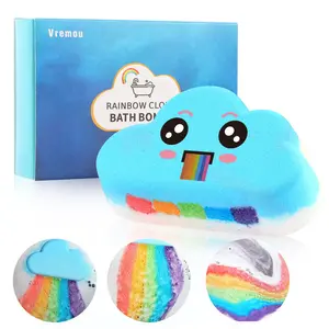 Rainbow Bath Bombs 100g, Plant-Based Rainbow Bubble Bath, Scented Body Bath Bomb, Bath Bombs for Teens Toddler Rainbow Bubble Fizzy, Body Care