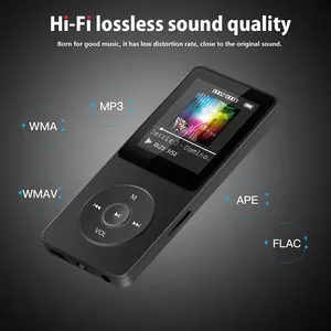 portable MP3 Player  Music Player Bluetooth 5.4 Music Stereo Player 1.8 inch Screen Support FM Radio E-Book Recording