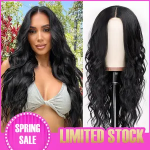Long Wavy Hairline, 26 Inch Middle Part, Soft and Durable Design,Synthetic Heat Resistant Wig for Women