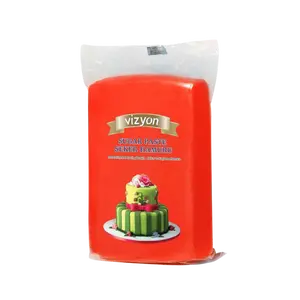 Vizyon Red Fondant 2.2 lbs – Professional Cake Covering & Decorating Fondant