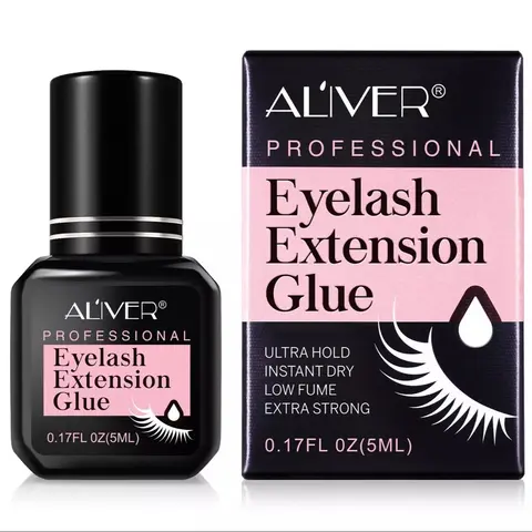 5ml Eyelash Extension Glue for Cosmetic Makeup, 2-3s Drying Time Instant Dry Adhesive, Quick-Apply & Durable Formula for Eyelash Extensions