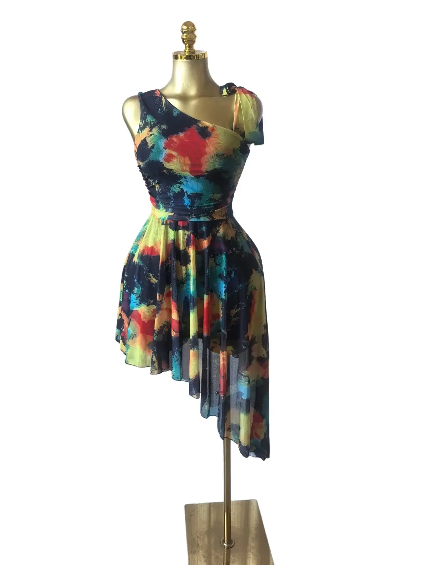 PULKRITU Summer Style Bohemian Boho Party Birthday Holiday Beach Trendy Statement Women's Sexy Dress,Sleeveless Strap Print Slim Mini Evening Prom Dress,Elegant Female Party Outfit Gown,Lady Homecoming Dresses,Music Festival Dress,Club Party Dress