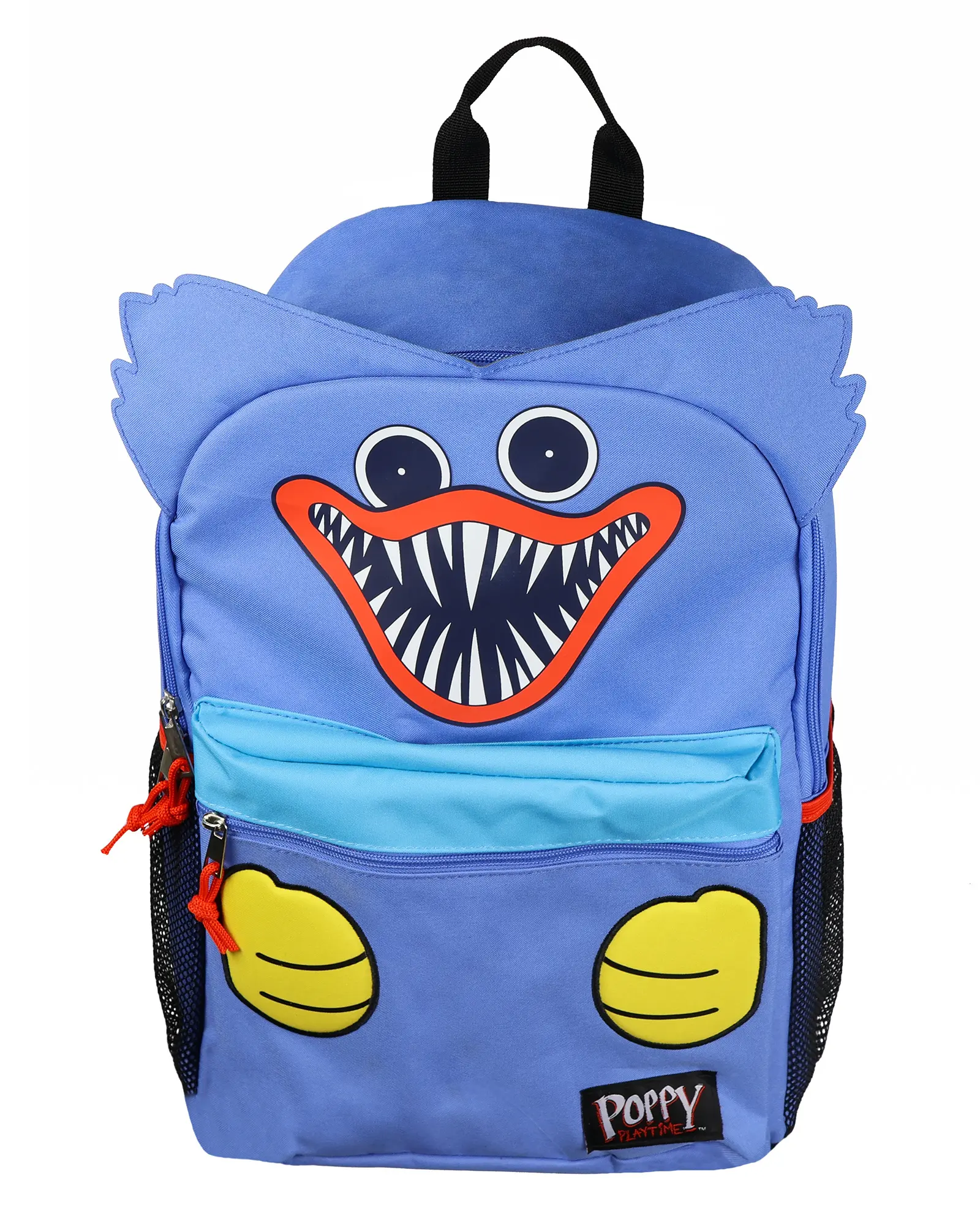 Poppy Playtime Huggy Wuggy Backpack 18" Character Design Multipurpose Tote Bag with 3D Ears