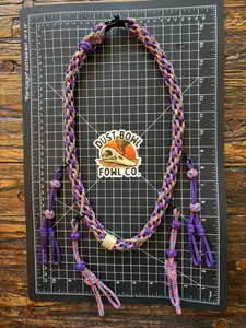 Shorty Round Braid - Merica x Purple
