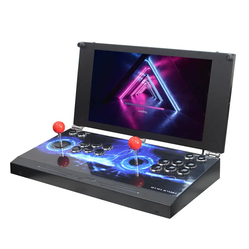 Retro Video Game Machine Collectible - Handheld Gaming Console with Gamepad, 26800-in-1 Video Game Titles, 17.5" HD Screen, Dual-Player Support, Search-Hide-Pause Functions, Portable Box DX for Enthusiasts
