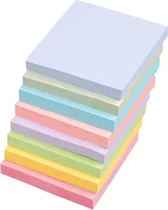 3 x 3 Inch Sticky Notes, 8 Pads, 800 Sheets, 8 Color Sticky Note Pads, Premium Sticky Notes, Bulk Sticky Notes, Self-Stick Note Pad, 100 Sheets/Pad