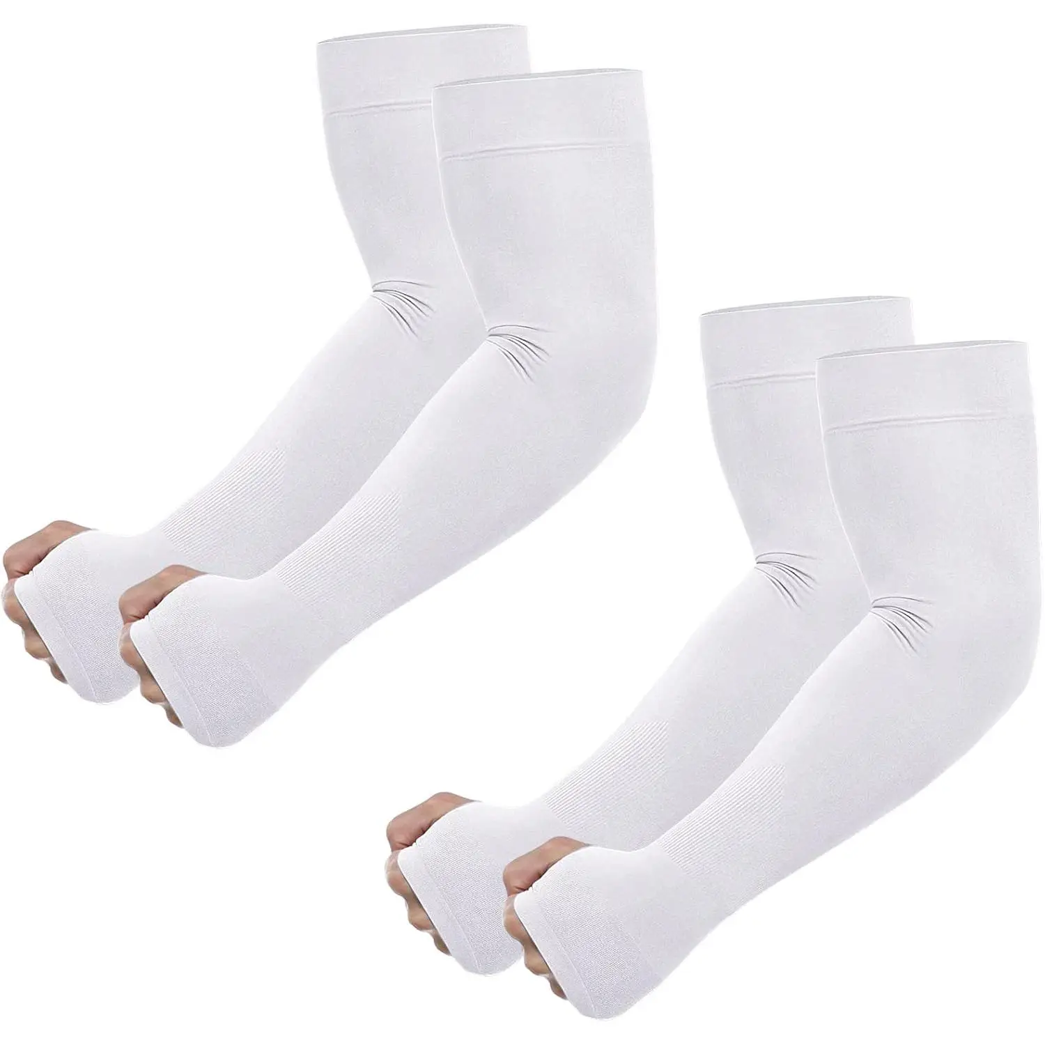 CoolShield UV Arm Sleeves – Sun Protection with Thumb Hole for Men & Women, Tattoo Cover & Mid-Compression