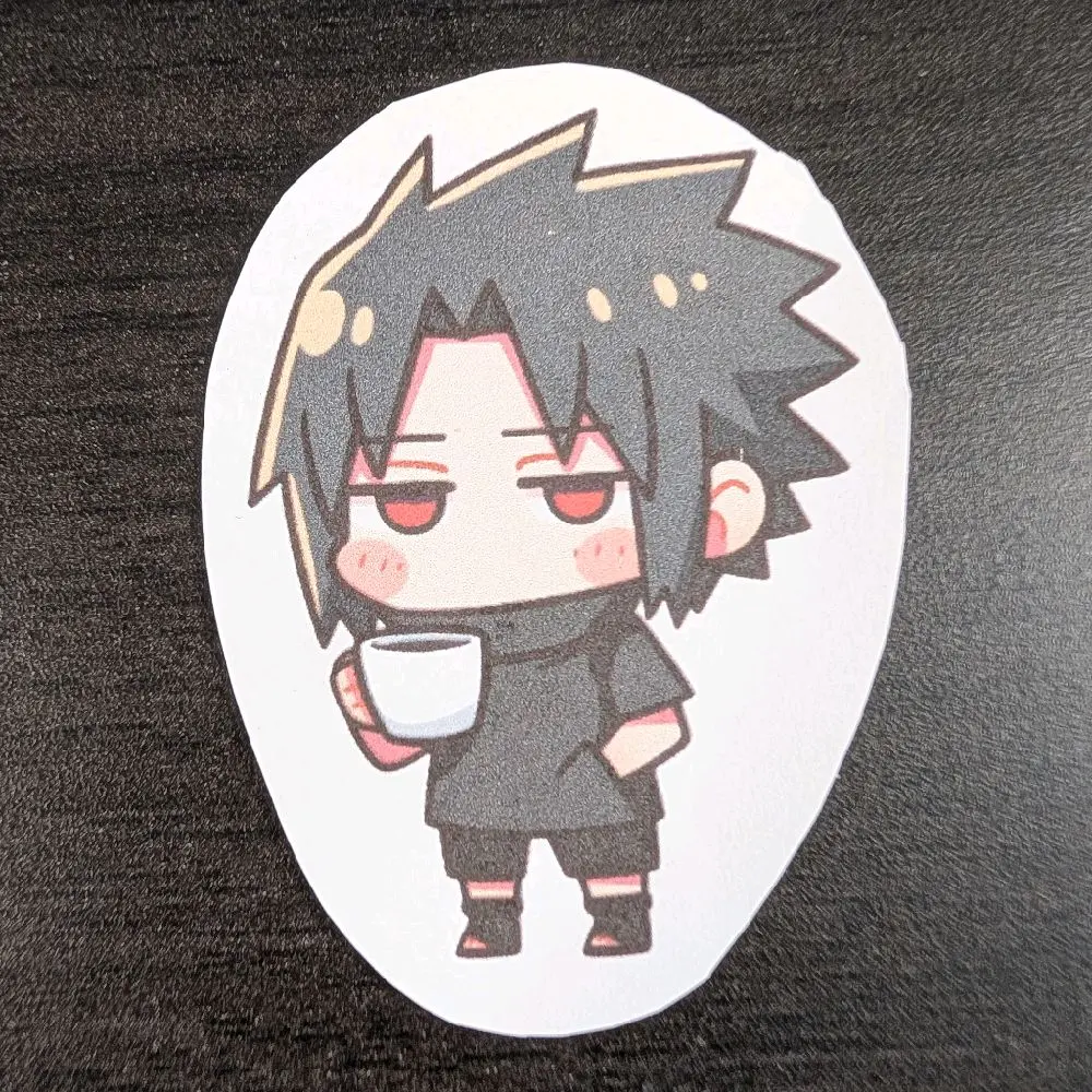 Sasuke Coffee Stickers