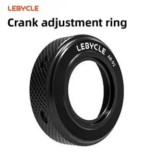 The crank pre-compression adjustment ring is applicable to the central spacer ring of the Shimano CUES mountain bike chainring shaft. It is used for adjusting the axial clearance of the shaft.
