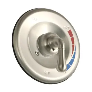 Kingston Brass  Pressure Balance Valve Trim Only Without Shower & Tub Spout, Brushed Nickel