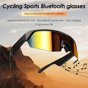 Sport Bluetooth Smart Music Sunglasses, Outdoor Sports Bluetooth Glasses, UV400 Protection ,Type-C Charging,for outdoor activities   running
