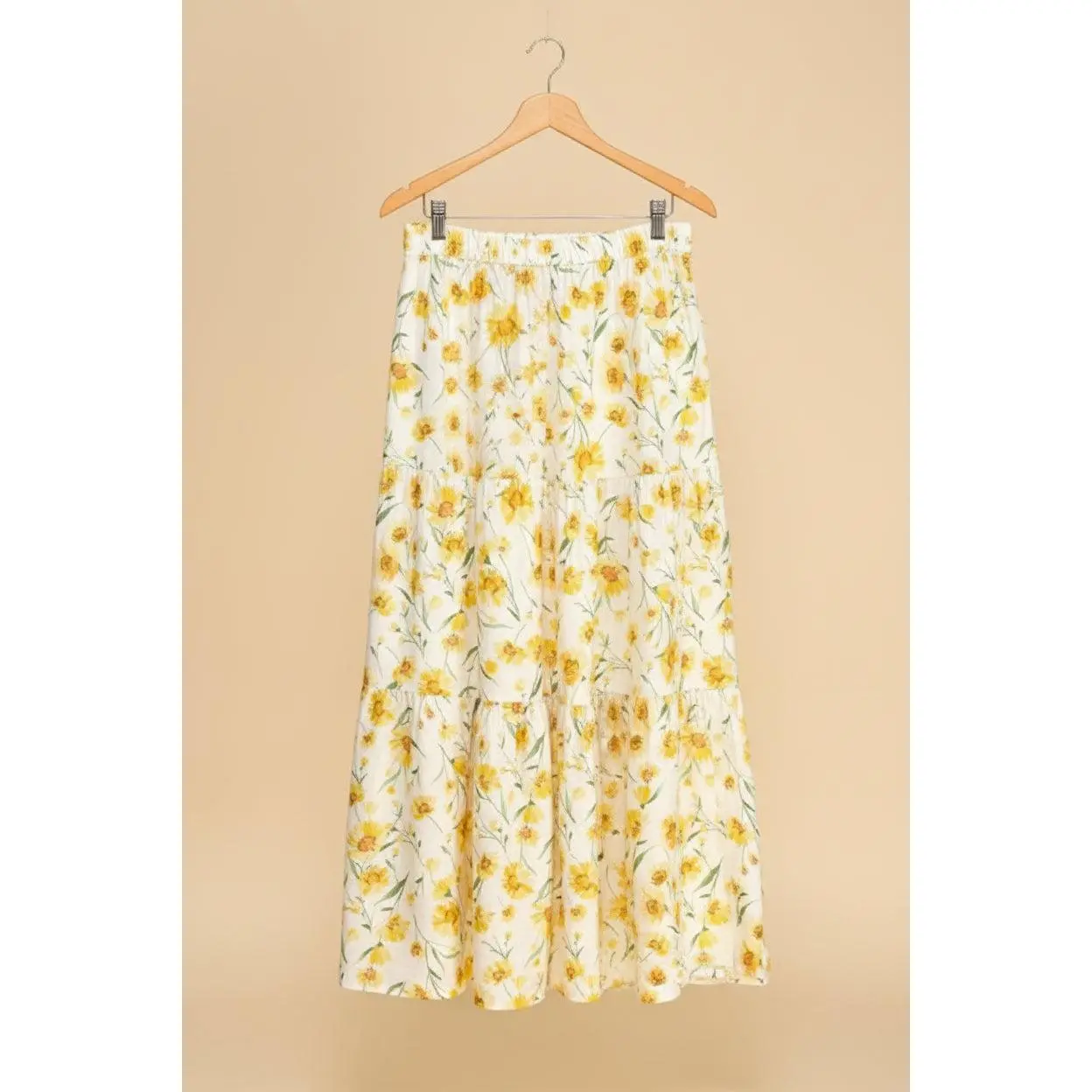 Bethany Blossom Skirt - Yellow