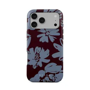 BURGA Darlin iPhone Case for iPhone 11 12 13 14 15 16 17 Pro Max Plus Air – Cute Retro Cloud Phone Case, Wireless Charging Protective Cover, Aesthetic Gift for Her