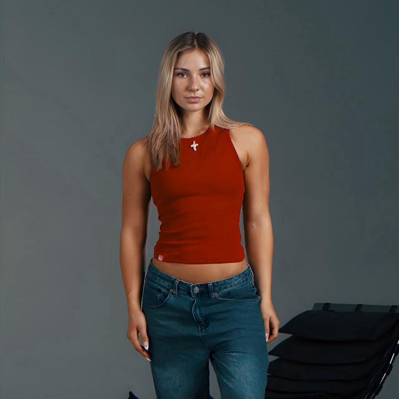 EKKO WOMENS Beater Compressive Tank Top