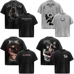Maki Zenin Jujutsu Kaisen JJK Anime Manga Acid Washed 230GSM Heavyweight Cotton T Shirt Collection - Size S to 3XL - Unisex Vintage Streetwear Oversized Crewneck Merch - Gift for Anime Fans