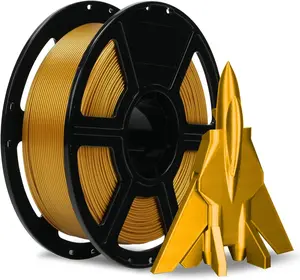 Flashforge  Metallic Bright Gold Rapid PETG Filament 1.75mm , Max 600mm/s High Speed Printing, 3D Printer Filament 1kg Spool, Dimensional Accuracy +/- 0.02mm, Fits Most 3D Printers
