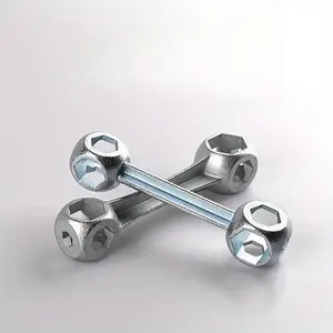 10-in-1 Multi-tool Hex Wrench Set, Portable Mini Dog Bone Design Wrench Set, Aluminum Alloy Wrench Set for Motorcycles & Bicycles, Bike Tool Set