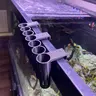 Multi stem plant holder for fish tank propagation and aquaponics