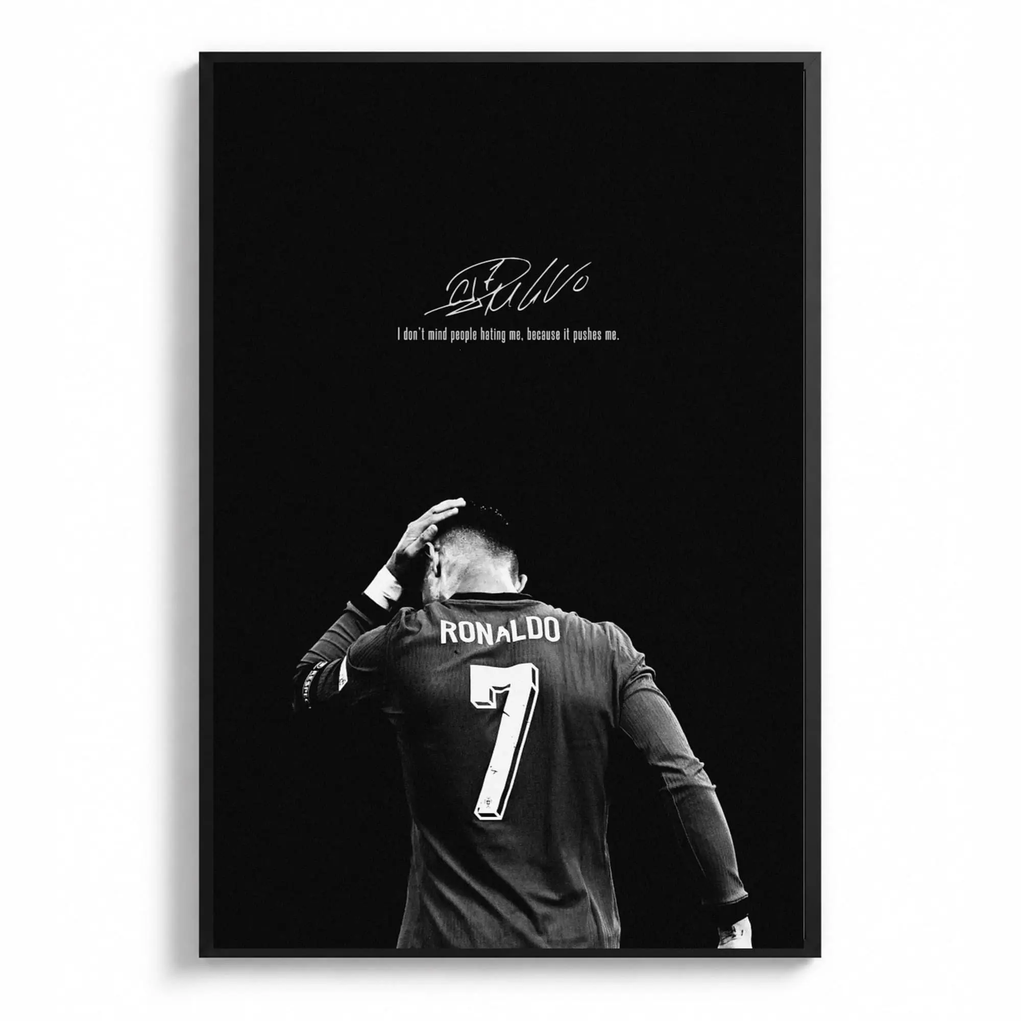 Cristiano Ronaldo Poster, Football Soccer Gift CR7, CR7 Fans Gift ( Unframed - Print Only )