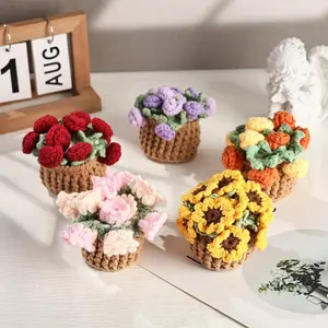 Crochet Flower Coaster, Handmade Round Flower Cup Holder, Crochet Coaster, Housewarming Coaster Decor, Cute Gift, Floral Gift for Her