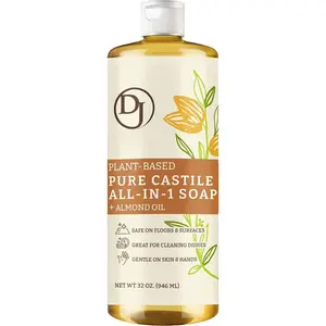Dr. Jacobs  Almond Castile -in- Cleaner and Soap - -Based Formula for House Cleaning Floors and Appliances - Gentle   and the  - 32 oz, 1 Pack