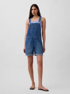 Gap Women's Loose Denim Shortalls