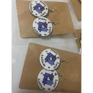 Autism Puzzle Piece Earrings