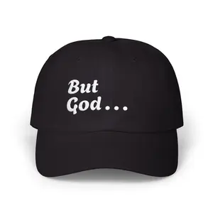 But God Embroidered Faith Baseball Cap | Christian Dad Hat