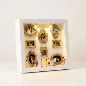 DIY Mini Museum Shadow Box, Transform Your Photos Into Art, Perfect for Home Decor & Gift Ideas, No Light Included