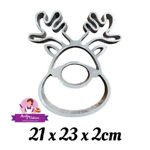 Jumbo Reindeer Buñuelo/ Rosette Mold