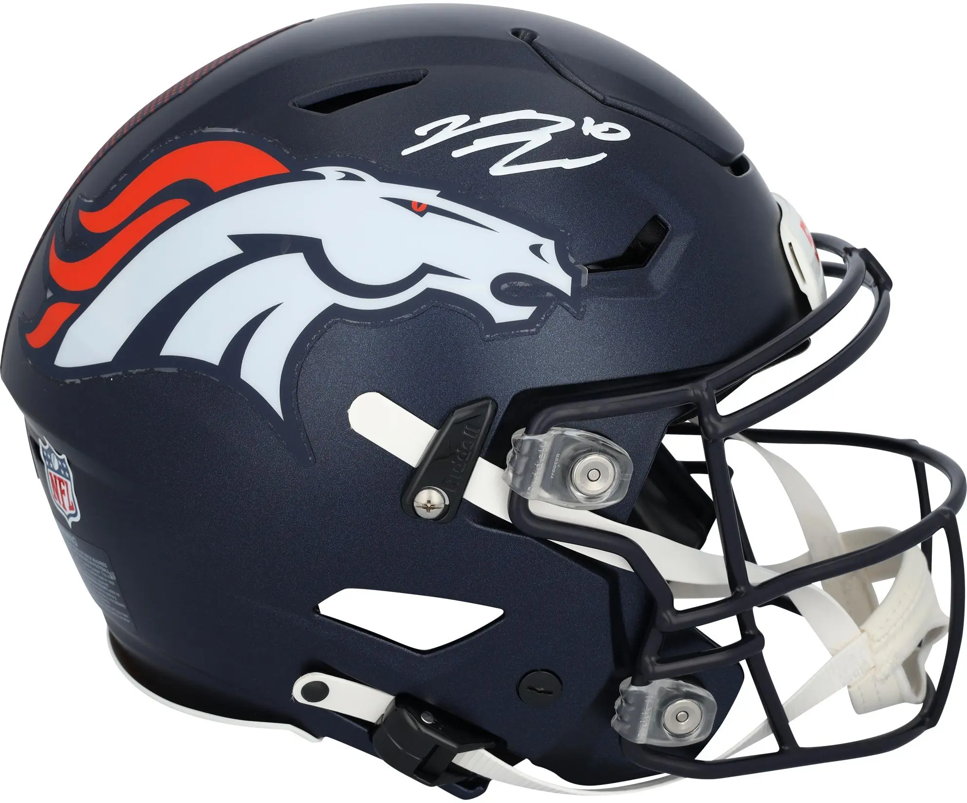 Bo Nix Denver Broncos Autographed Riddell 2024 Speed Flex Authentic Helmet - Fanatics Authentic Certified