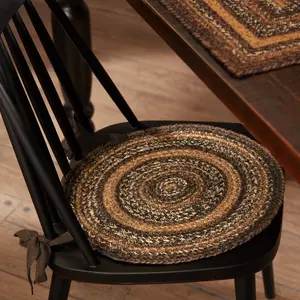 Chestnut Braided Chair Pad