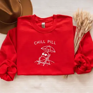 Pharmacist T-Shirt, Sweatshirt - Chill Pill Medical Humor Cozy Grad Gift For Pharmacy Students & Healthcare