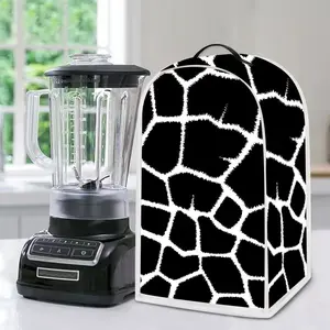 1pc Vertical Blender Dust Cover, Polyester Juicer Lid, Kitchen Home Food Processor Protector, Reusable with Handle, Printed Design