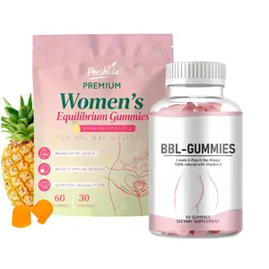 Women's Wellness Gummies 2-Pack - Feminine Balance & Multivitamin | pH Health, Immune & Energy Support | Pineapple & Peach Flavors | Vegan, Gluten-Free | 60 Count Each