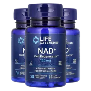 NAD+Cell Regenerator, Anti Aging supplements,with nicotinamide riboside,promot energy, cell health,longevity, fight fatigue,30 Capsule,Life Extension