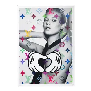 Louis Vuitton Kate Moss Louis Vuitton Heart Hands Death NYC Hand Signed Ltd E...