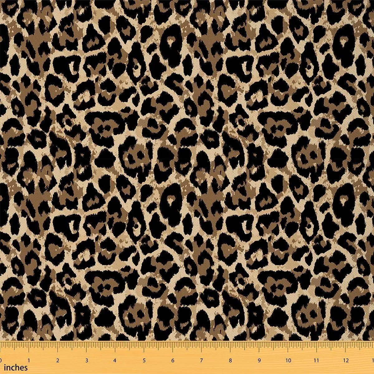 Leopard Fabric Cheetah Upholstery Fabric Chairs Animal Print Indoor Decor DIY Sewing Craft Projects Safari Brown Soft Flannel