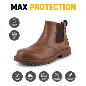 Anti-Smash Nail-Proof Shock-Absorbing Splash-Proof & 100% Waterproof Unisex All-Purpose Casual Safety Sneaker - Anti-Slip Durable Comfortable Gear