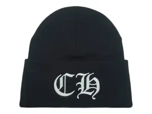 Chrome Hearts CH Logo Beanie Black