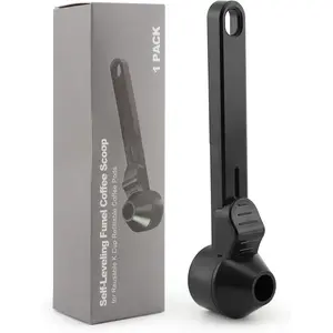 Scoop Funnel Measuring Spoon, 1 Pack 2 Tbsp Scoop with Built-In Funnel and Leveler, for , Pre-Workout and Ground Coffee, Anti-Spill Pouring Tool