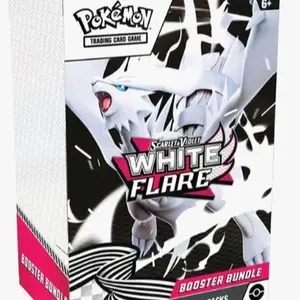 Pokémon Trading Card Game Scarlet & Violet White Flare Booster Bundle - Collectible Cards for Fans Aged 6+