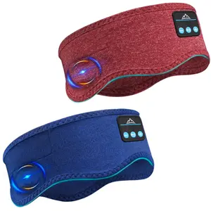 Breathable Wireless Sleep Headphones, Summer Sports Headband Wireless Mic Earphones,Sleep Headphone Headset, Wireless Headphones, Earbud sound peats eyemask sleep headbands comfy headphones band Audio Electronic bluetooth headband Noise