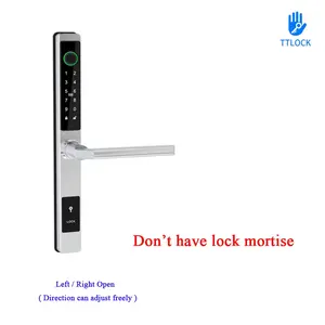 Waterproof Smart Lock – Fingerprint, Password & Card Access for Sliding Doors