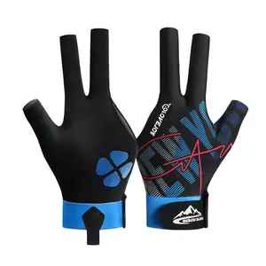 Newly Upgraded High-Elastic, Breathable Half-Finger Billiards Glove - Sports & Outdoor Snooker Accessory for Game Halls
